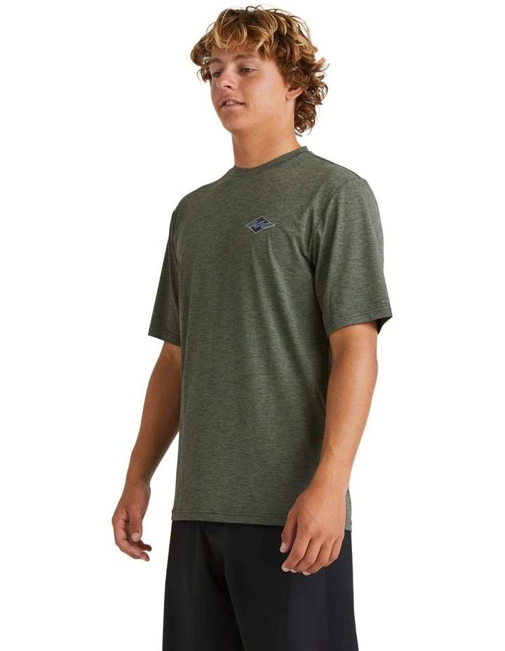Diamond Shoreline Rash Vest in Military Heather image 3
