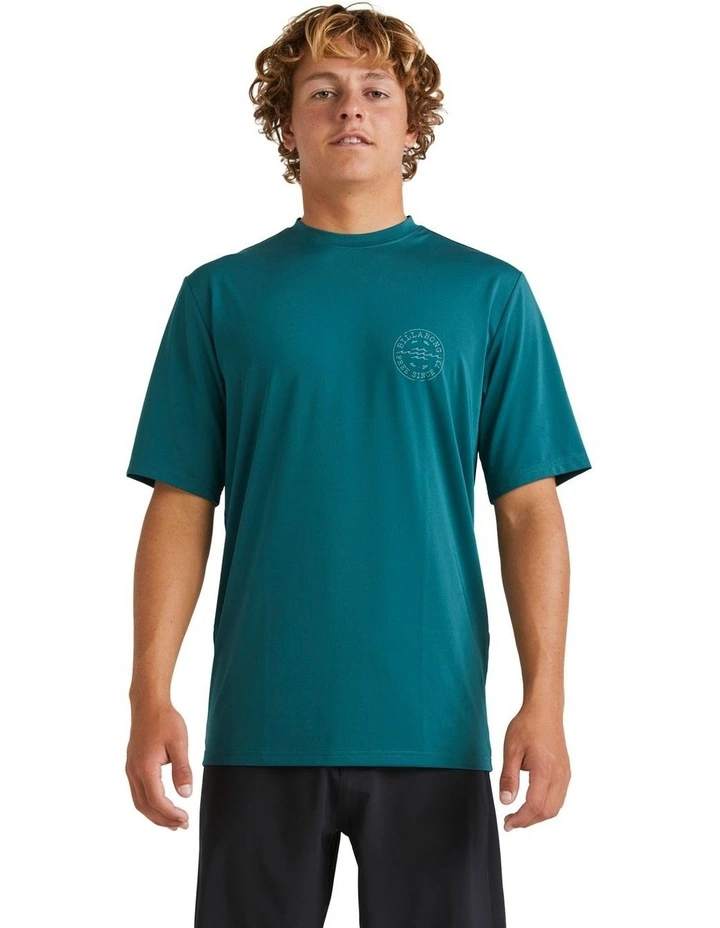 Big Wave Daz Rash Vest in Real Teal image 1