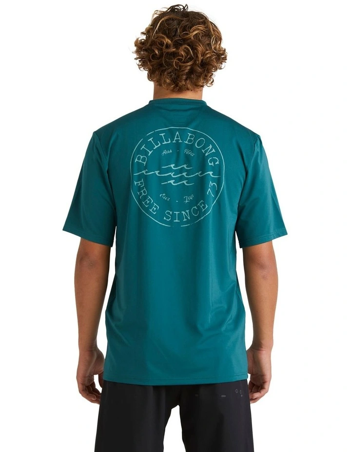 Big Wave Daz Rash Vest in Real Teal image 2