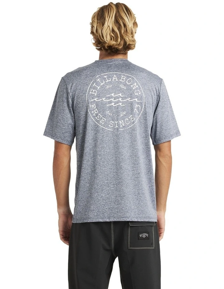 Big Wave Daz Rash Vest in Navy Heather image 2