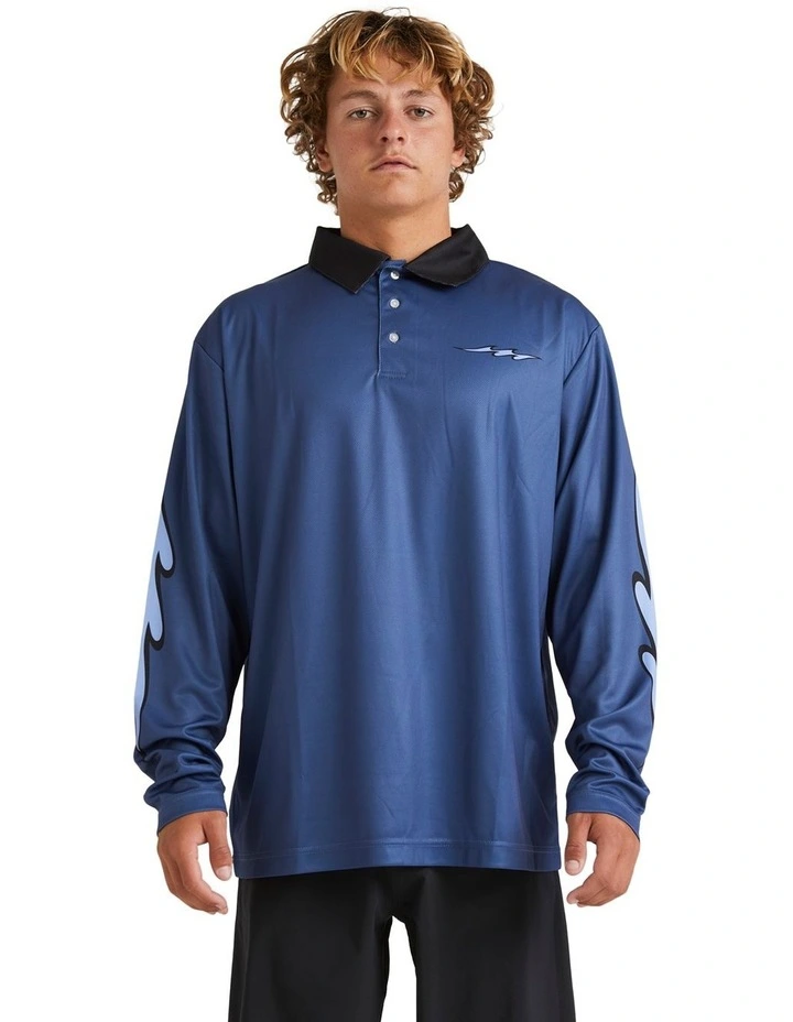 Fisho Rash Vest in Slate Blue image 1