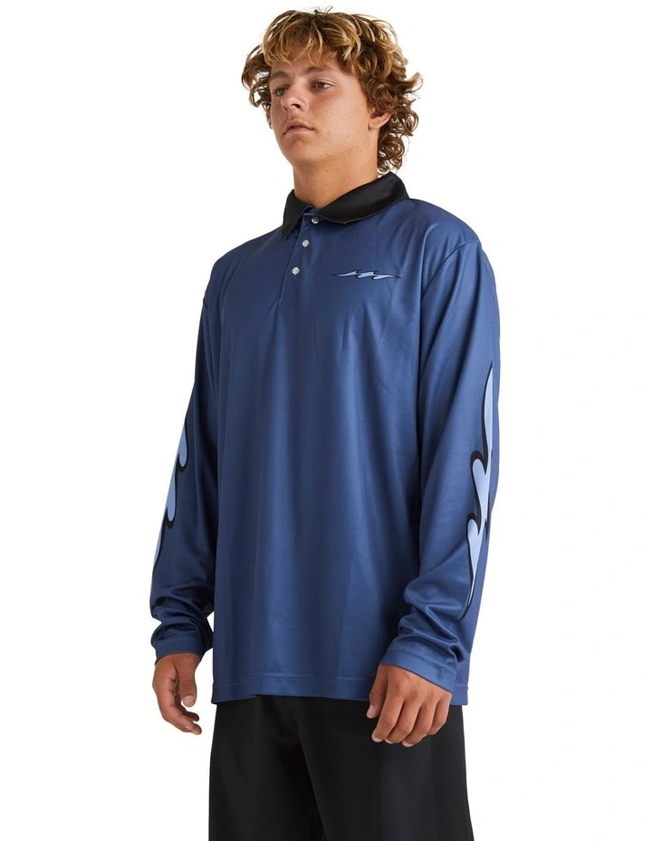 Fisho Rash Vest in Slate Blue image 3
