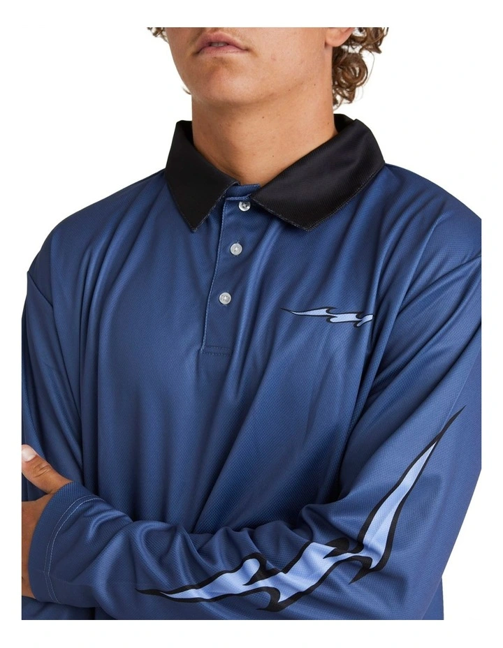 Fisho Rash Vest in Slate Blue image 4