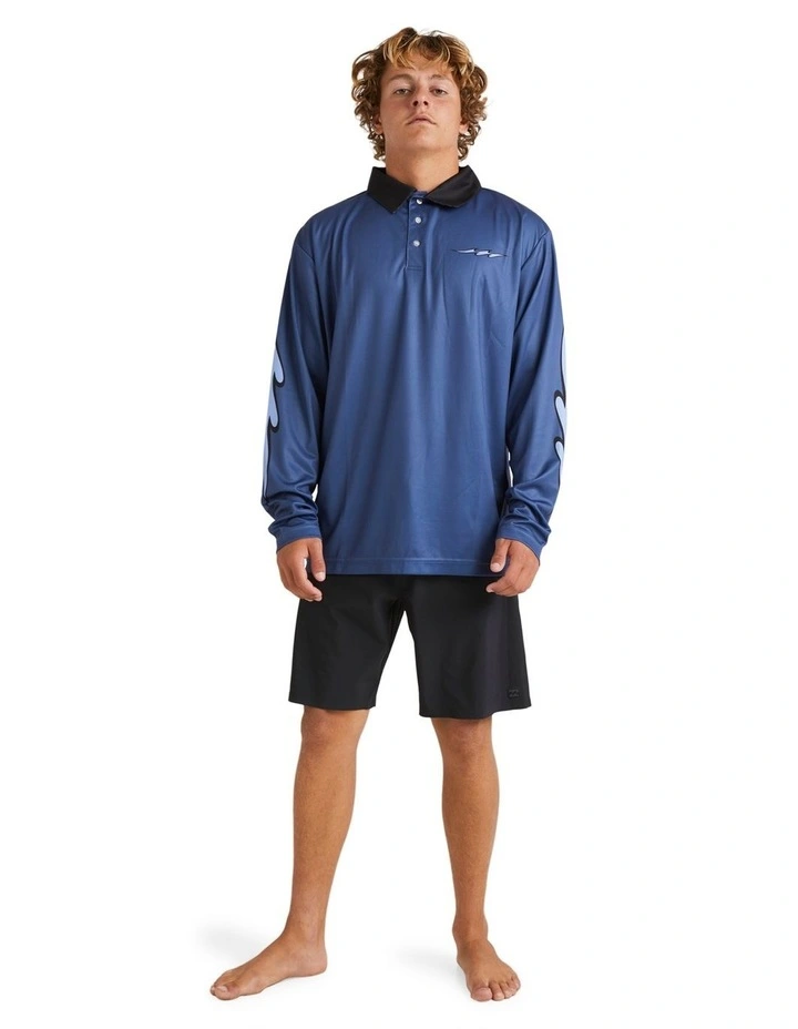 Fisho Rash Vest in Slate Blue image 5