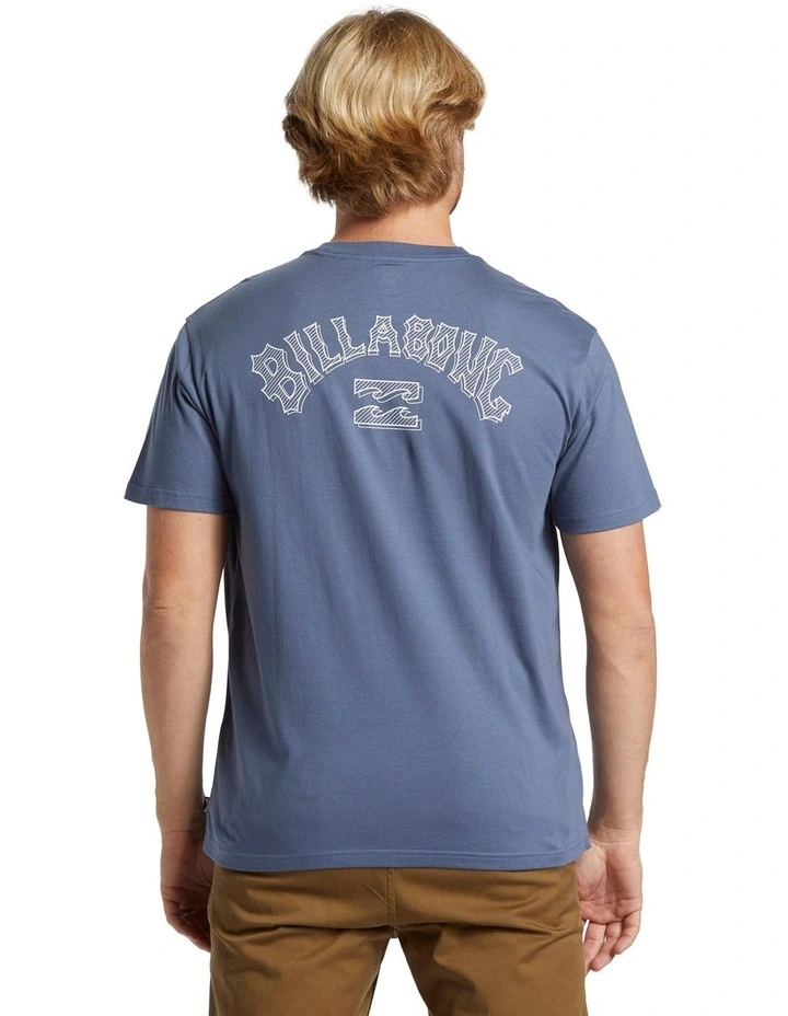 Arch Fill T-shirt in Slate Blue image 2