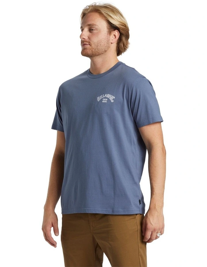 Arch Fill T-shirt in Slate Blue image 3