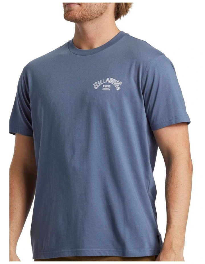 Arch Fill T-shirt in Slate Blue image 4