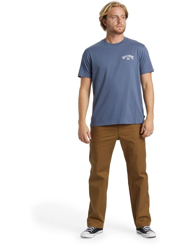 Arch Fill T-shirt in Slate Blue image 5