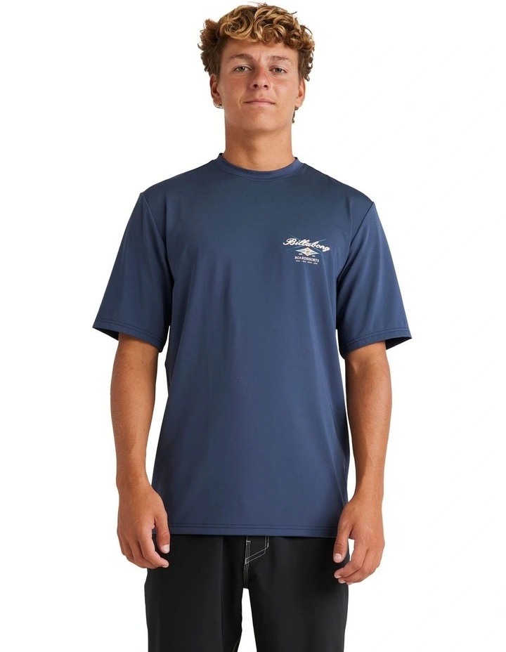 Crossboards Rash Vest in Dusty Navy image 1