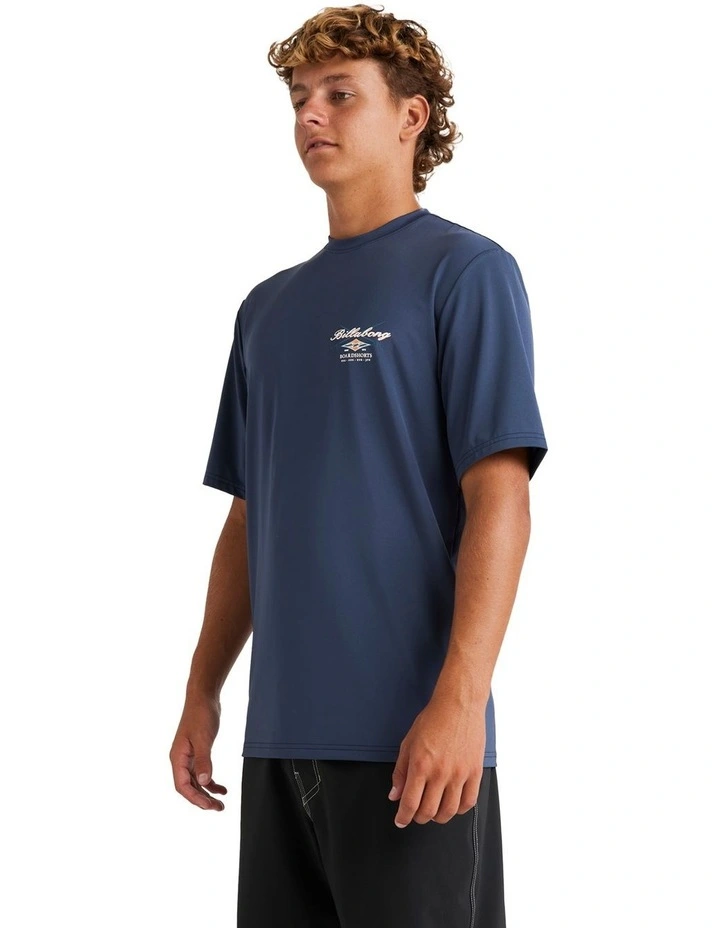 Crossboards Rash Vest in Dusty Navy image 3