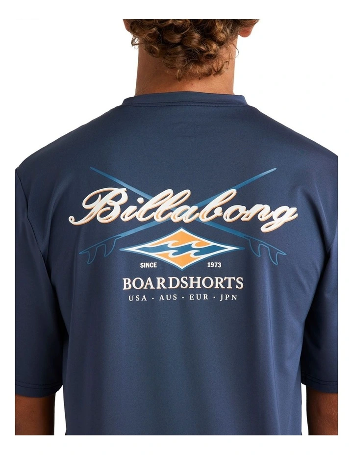 Crossboards Rash Vest in Dusty Navy image 4