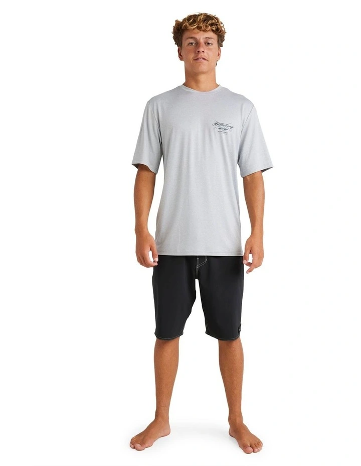Crossboards Rash Vest in Light Grey Heather image 5