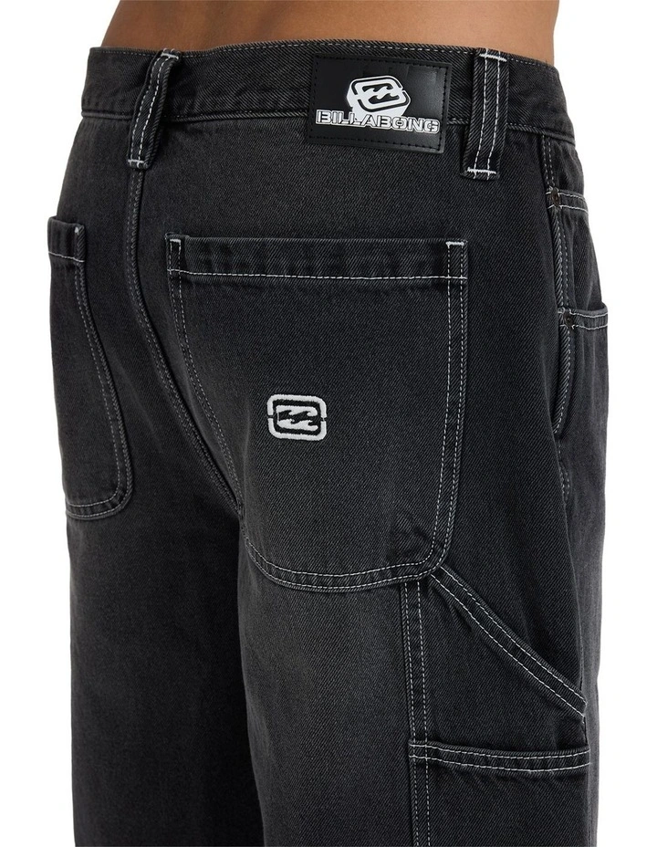 Bad Workwear Shorts in Black image 4