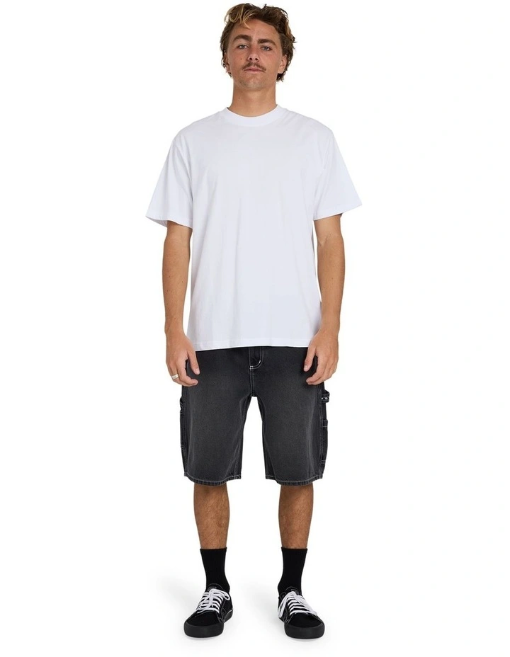 Bad Workwear Shorts in Black image 5