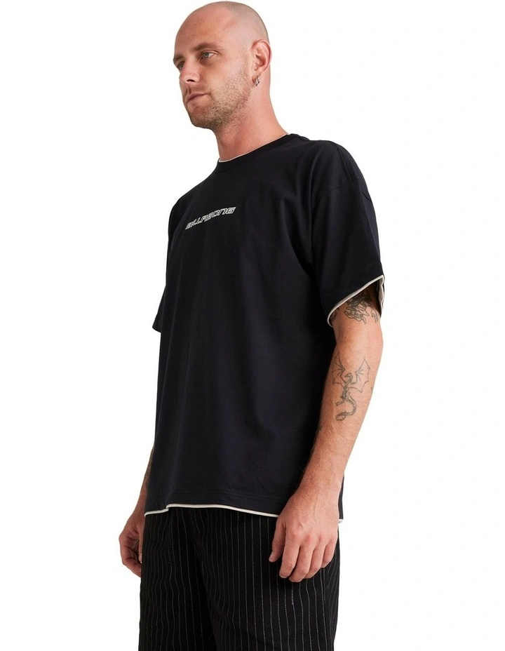 Tipper Short Sleeve T-shirt in Black image 3