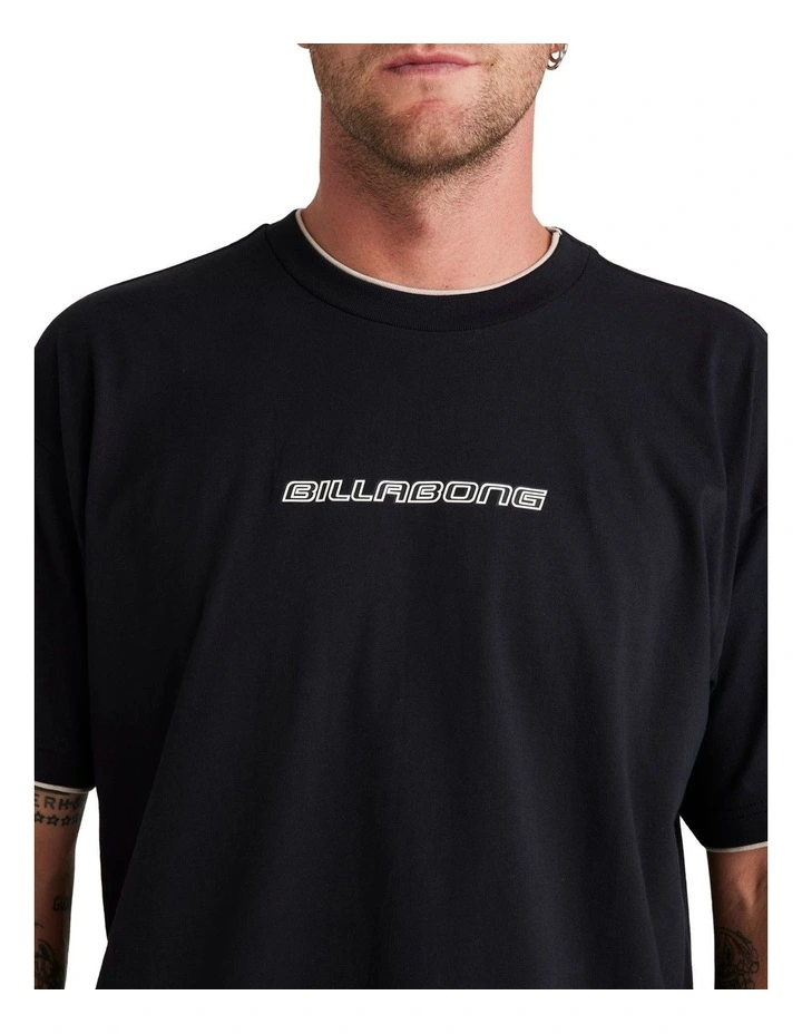 Tipper Short Sleeve T-shirt in Black image 4