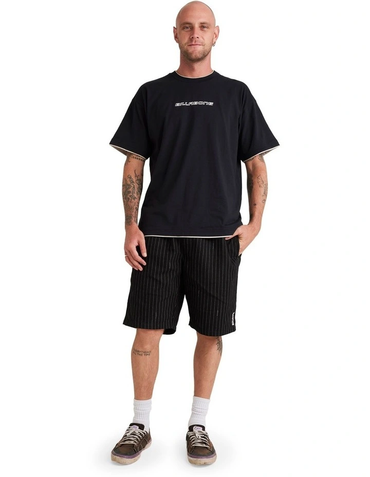 Tipper Short Sleeve T-shirt in Black image 5