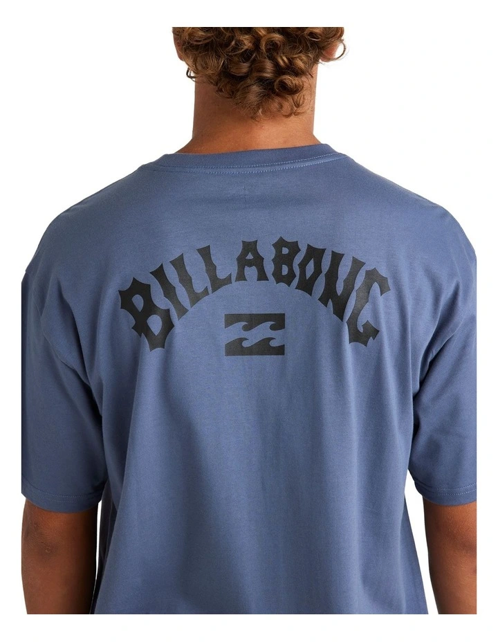 Team Arch T-shirt in Blue image 4