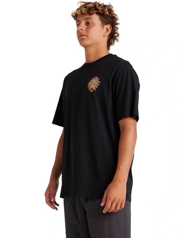 Sun Up T-shirt in Black image 3