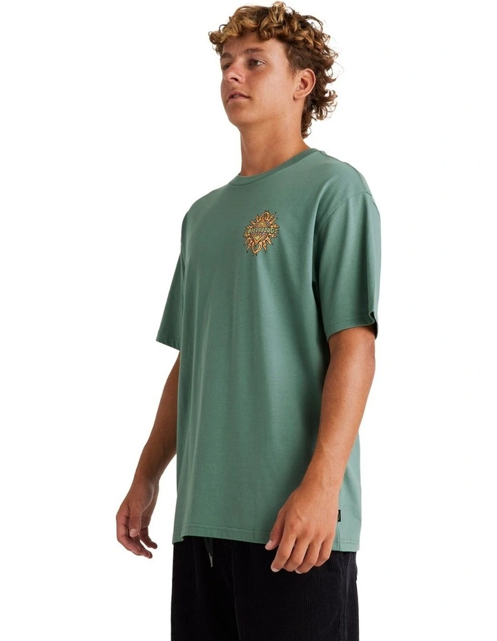Sun Up T-shirt Hunter in Green image 3
