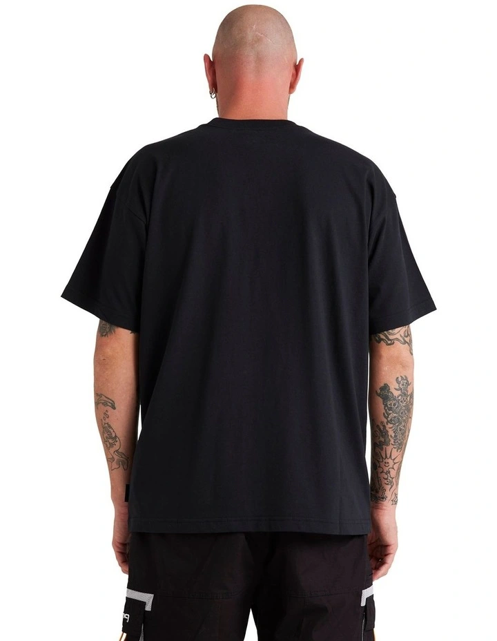 Chrome Short Sleeve T-shirt in Black image 2