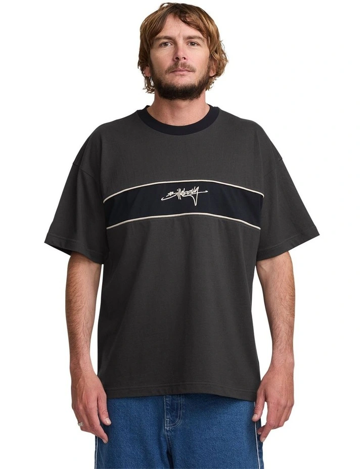 Warped Short Sleeve T-shirt in Black image 1