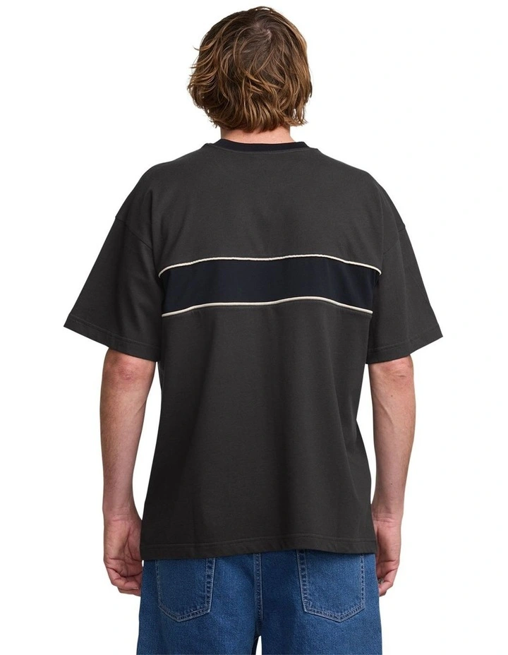 Warped Short Sleeve T-shirt in Black image 2