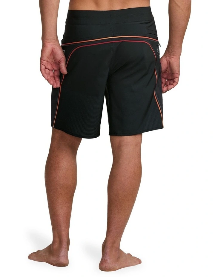 Straddie Airlite Boardshorts in Black image 2
