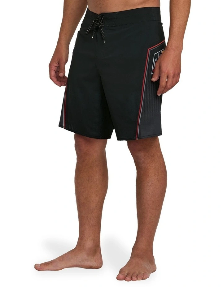 Straddie Airlite Boardshorts in Black image 3