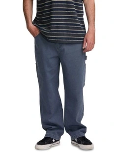 Bad Dog Workwear Relaxed Fit Jeans in Blue