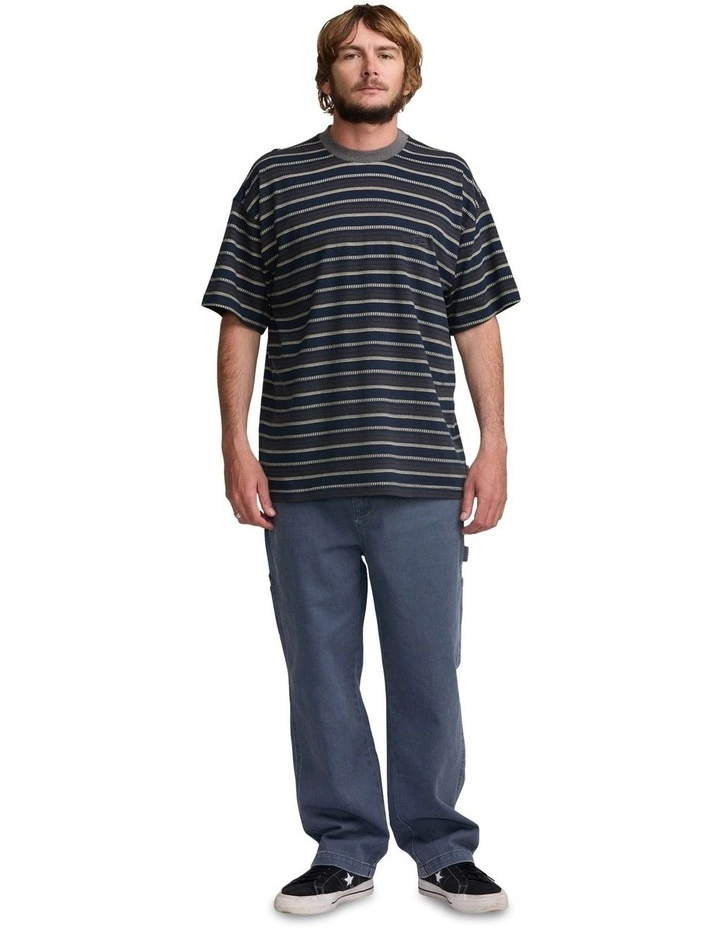 Bad Dog Workwear Relaxed Fit Jeans in Blue image 4