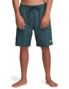 Slider Layback Swim Shorts in Multi