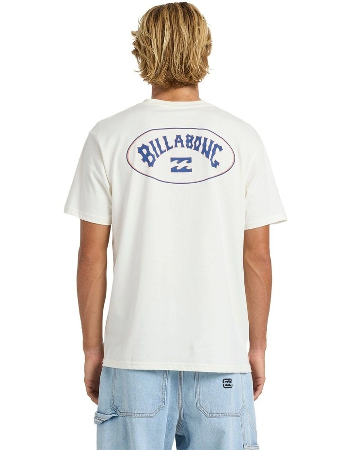 Orbit Arch Premium T-shirt in White image 2