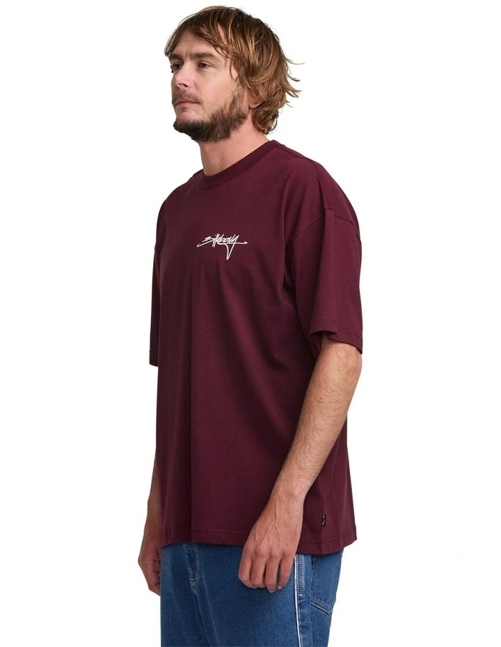 Trucker Original Fit T-shirt in Plum image 3