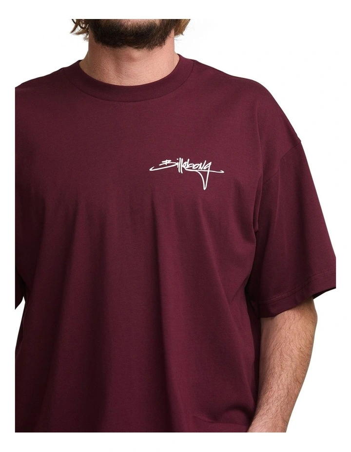Trucker Original Fit T-shirt in Plum image 4