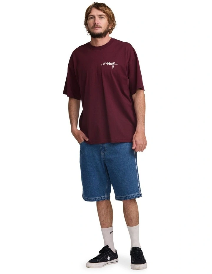 Trucker Original Fit T-shirt in Plum image 5