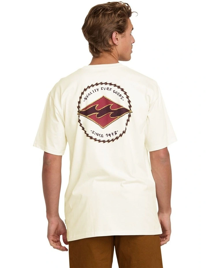 Rotor Diamond T-shirt in White image 2