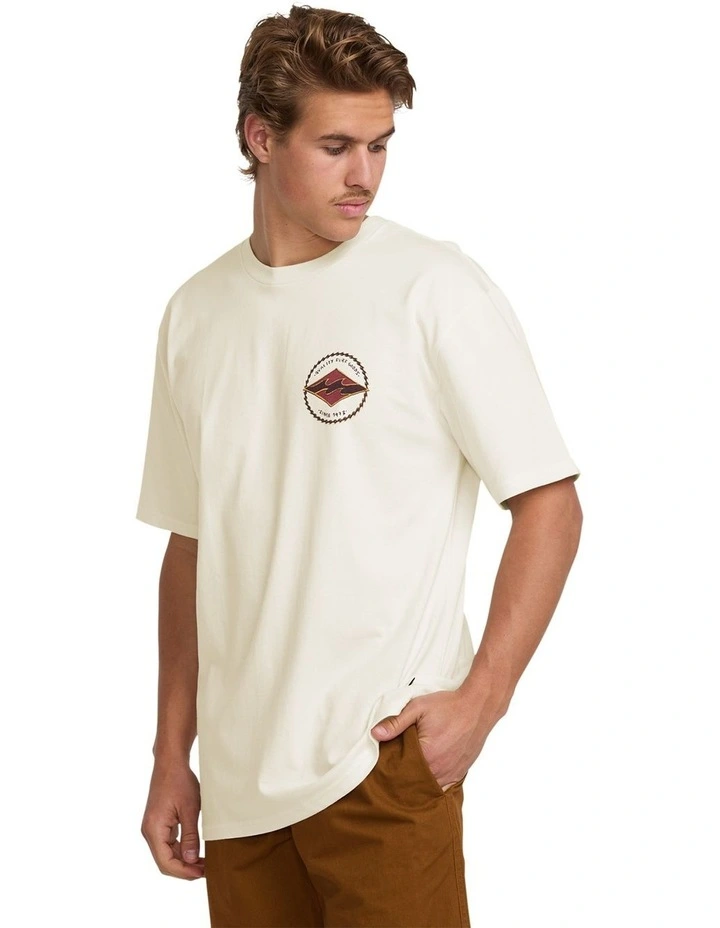 Rotor Diamond T-shirt in White image 3