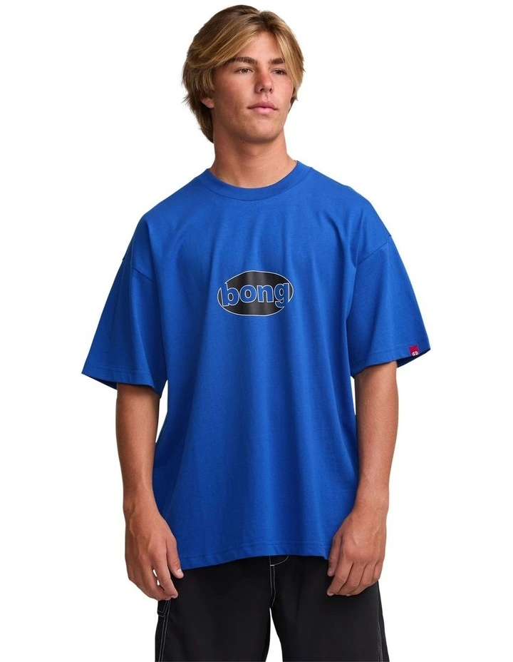 Bong Pill Original Fit T-shirt in Cobalt image 1