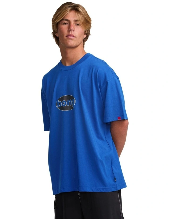 Bong Pill Original Fit T-shirt in Cobalt image 3