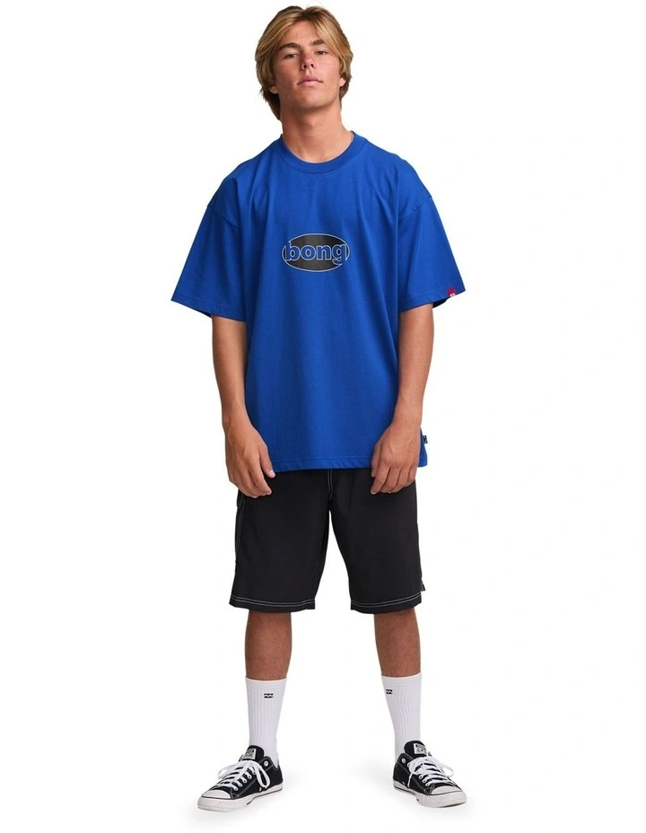 Bong Pill Original Fit T-shirt in Cobalt image 5