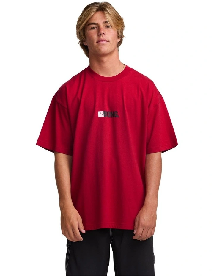 Bong Original Fit T-shirt in Red image 1