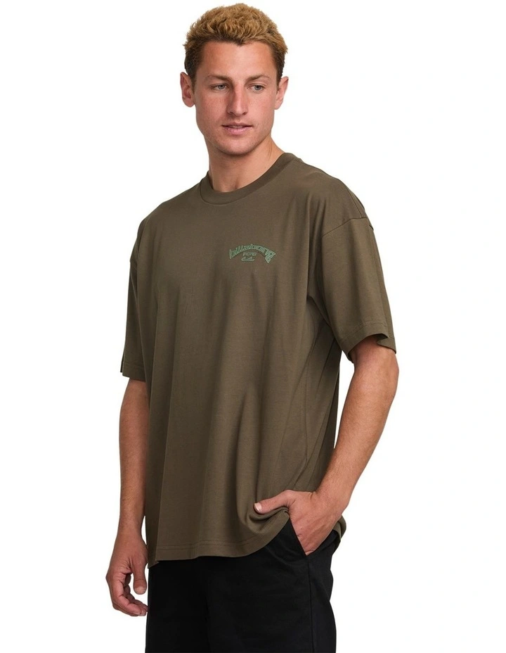 Y2K Arch Original Fit T-shirt in Brown image 3