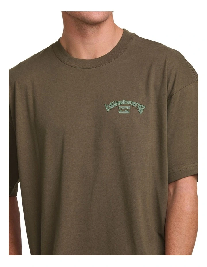 Y2K Arch Original Fit T-shirt in Brown image 4