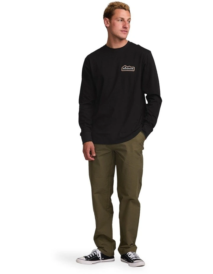 Range A/Div Long Sleeve T-shirt in Black image 5