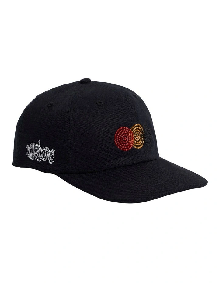 Otis Waterhole Snapback Cap in Black image 2