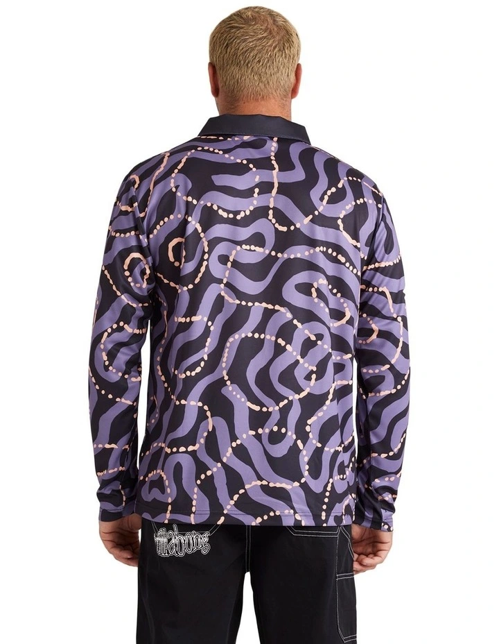 Otis Mangrove Long Sleeve T-shirt in Black image 2