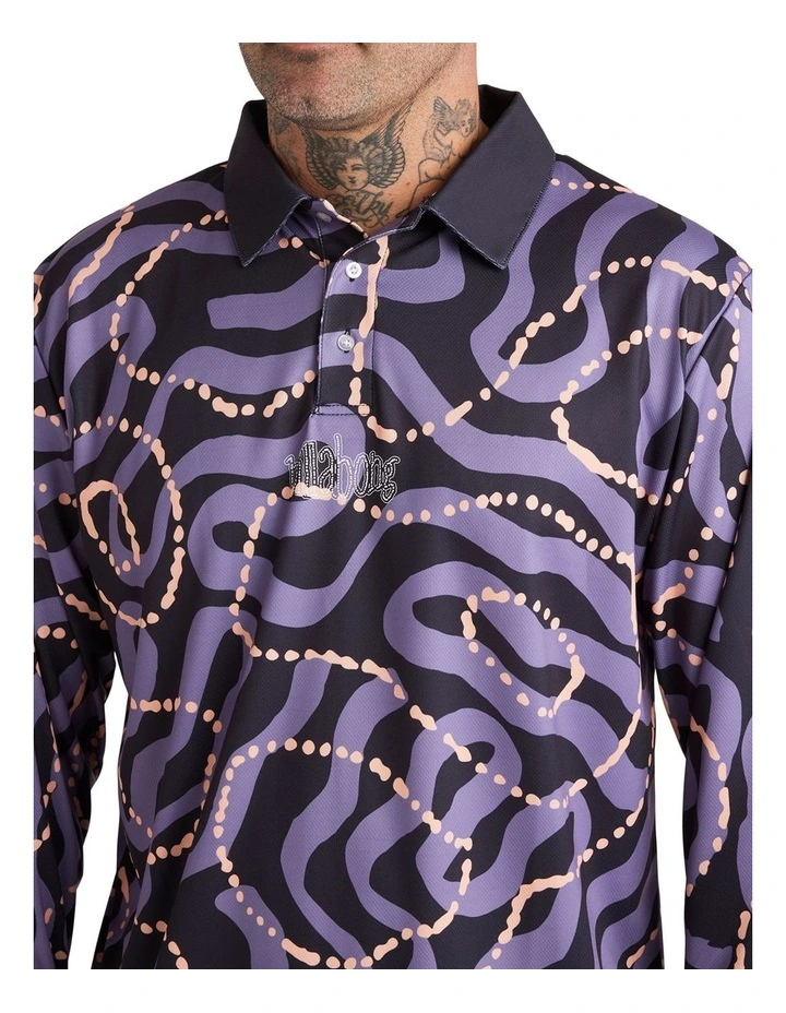 Otis Mangrove Long Sleeve T-shirt in Black image 4