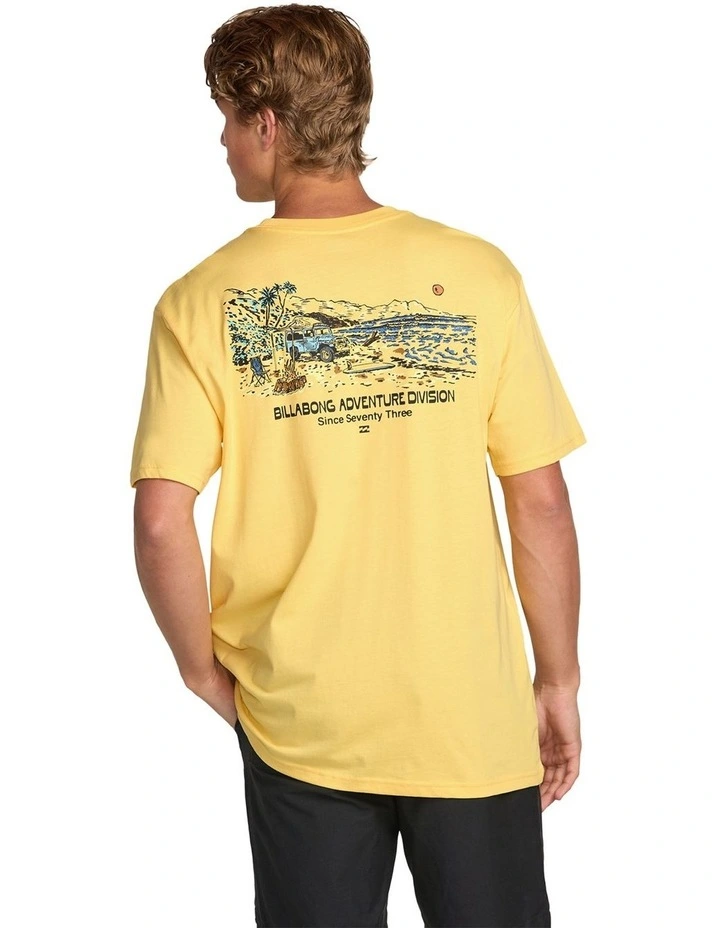 Setup Adiv Short Sleeve T-shirt in Yellow image 2