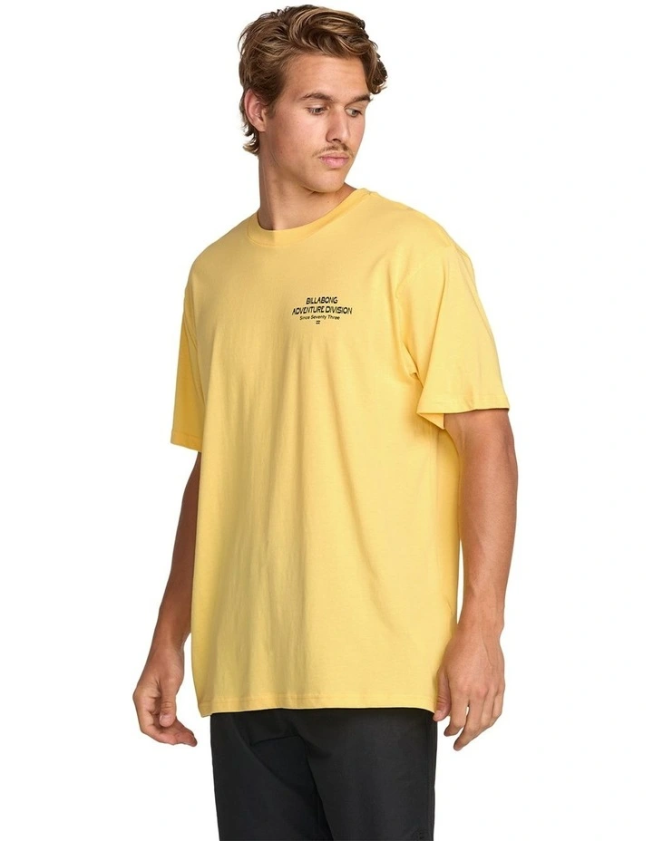 Setup Adiv Short Sleeve T-shirt in Yellow image 3